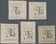 Uganda: 1896 Short Set To 8a. Optd. "L" For Local Use, Unused Without Gum, Fresh And Fine. (SG £905) - Uganda (1962-...)