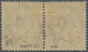 Zanzibar: 1895-96 2½a. Yellow-green Horizontal Pair, Right-hand Stamp Showing Ovpt. Variety "Zanibar - Zanzibar (...-1963)