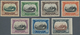 Zanzibar: 1908-09 'View Of Port' High Values, From 10r. To 200r., All Seven Stamps Mint Lightly Hing - Zanzibar (...-1963)