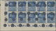 Ägäische Inseln: RHODOS: 1929, 1.25 L Blue In Block Of Ten With Overprint "XXI. Congresso Idrologico - Egée