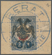 Albanien: 1913, Double Headed Eagle Overprints, 2pi. Slate-blue, Fresh Colour And Well Perforated, O - Albanië