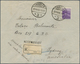 Albanien: 1930 Registered Letter Franked With 4x5 Qind Green And 1 Fr. Violet From Shkoder To Sydney - Albania