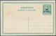 Albanien - Ganzsachen: 1914, 10 PARA On 5q. Green, Stationery Card, Unused, Few Small Stains. - Albania