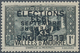 Andorra - Französische Post: 1933, "ELECTIONS" Overprints, Private Issue, 1c. Grey With Double Overp - Other & Unclassified