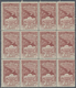 Delcampe - Andorra - Spanische Post: 1932, Not Issued Airmail Set Of 12 In Blocks Of Twelve, Mint Never Hinged - Other & Unclassified