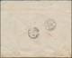Belgien - Ganzsachen: 1875, Destination Argentinia: Stationery Envelope 10c. Blue-green Uprated By 1 - Other & Unclassified