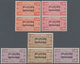 Belgien - Besonderheiten: PARCEL POST 1935, Railway Parcel Stamps With Two-line Opt. ‚BAGAGES / REIS - Other & Unclassified