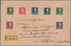 Bosnien Und Herzegowina (Österreich 1879/1918): 1918, 90 H Lilac Mixed Franking With 6 Items Kaiser - Bosnië En Herzegovina