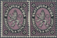 Bulgarien: 1879, Defintives "Lion-Coat Of Arms", 25c. Black/lilac, Horizontal Pair In Bright Colours - Covers & Documents