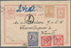 Bulgarien - Ganzsachen: 1921. 10 St Pale Carmine "Lion Type" Stationery Card (DEMONETIZED) Franked 5 - Postkaarten