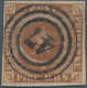Dänemark: 1851, 4 RBS Brown, Cancelled With Three Ring "47", Fresh Color And Very Wide Margins. - Unused Stamps