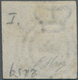 Dänemark: 1851, 2 S. Blue, Thiele Printing, Wide Margins All Around, Fresh Colour, Used With Clear S - Unused Stamps