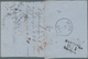 Dänemark: 1854. 2 S Blue(damaged On Top) + 1863, Rouletted Issue 4 S Brown Horizontal Strip Of 3 And - Ongebruikt