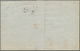 Dänemark: 1856, 4s. Orange-brown, Fresh Colour And Close To Large Margins, On Lettersheet From Kiel - Ongebruikt