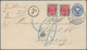 Dänemark: 1899, Stationery Envelope With 8 Öre Coat Of Arms (2) And "KJOBENHAVN-KORSÖR 5.2.99" Shipm - Nuovi