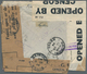 Dänemark: 1944, 30 Öre Blue On Airmail Letter To Nairobi/Kenya With Closure Stripes "Found Open Ore - Ongebruikt