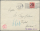 Dänemark - Grönland: 1940, INCOMING CENSORED MAIL: Denmark, 20 On 15 Öre Red, Single Franking On Cov - Brieven En Documenten