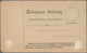 Dänemark - Ganzsachen: 1875/80 Two Forms For Postal Money Orders, Different Types, Once With 18 At B - Postwaardestukken