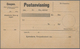 Dänemark - Ganzsachen: 1875/80 Two Forms For Postal Money Orders, Different Types, Once With 18 At B - Postal Stationery