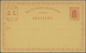 Dänemark - Ganzsachen: 1887 Two Unused Postal Stationery Cards 3 öre Oliv-grey On Yellow Paper And 5 - Postwaardestukken