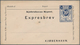 Delcampe - Dänemark - Ganzsachen: 1887/1900 5 Different Unused Postal Stationery Envelopes Of Private Townpost - Enteros Postales