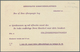 Dänemark - Ganzsachen: 1953 Unused Postal Stationery Card With Additional Printing Of 2 Öre Next To - Enteros Postales