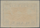 Estland: 1919, 1 Mark Viking Ship Proof In Later For 5 Mark Used Colours. Expertised Löbbering BPP. - Estonia