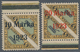 Estland: 1923. Surcharged On Pairs Of 1st Estonian Airmails Of 1920, Perforated Around Form. 10m On - Estonia