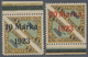 Estland: 1923. Surcharged On Pairs Of 1st Estonian Airmails Of 1920, Perforated Around Form. 10m On - Estland
