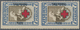 Estland: 1923, Aita Haedalist 5 St, In Vertical Pair "horizontal Imperforated", Unused With Fold Res - Estland