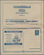 Estland - Ganzsachen: 1937, "PARO" Lettercard 10s. Blue, Series 5 With Advertisement "EESTI MUNAEKSP - Estonia