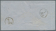 Finnland: 1866, 8 Pen. Black, A Pair On Ordinary Green Paper And 40 Pen. Carmine-rose (minimal Crack - Used Stamps