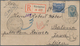 Finnland: 1897, Russian Type 10 Kop. Postal Stationery Envelope Used Uprated With 25 Pen. Blue And R - Gebruikt