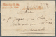 Frankreich - Vorphilatelie: 1820, ROYAL SERVICE, Entire Letter With Red Double-line Handstamp "Minis - Other & Unclassified