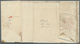 Frankreich - Vorphilatelie: 1823: DEB. 33 AGDE Rückseitig Auf Brief Mit Nachsendung Ab "68 LONDRIEU" - Andere & Zonder Classificatie
