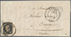 Frankreich: 1849, 20 C Black On Yellowish, Ample Margins, Tied By Large Double Circle CREST, 11 JANV - Other & Unclassified