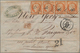 Frankreich: 1852, Ceres 40c. Orange, Horizontal Strip Of Four On Front Of Letter To New York, Neatly - Other & Unclassified