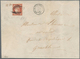 Frankreich: 1849, Ceres 1fr. Vermillion Vif, Fresh Colour, Close To Wide Margins, Single Franking On - Otros & Sin Clasificación