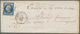 Frankreich: 1855, CRIMEAN WAR: Cover Franked With 20 C. Napoleon, Imperforated From "TOULON-S-MER 14 - Andere & Zonder Classificatie