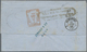 Frankreich: 1861 Folded Cover From Lyon To Naples, Italy Via Marseilles, Insufficiently Franked (spe - Andere & Zonder Classificatie