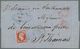 Frankreich: 1853, Napoleon III Ohne Lorbeer, 80 C. Rosakarmin (oben Und Rechts Angeschnitten, Sonst - Other & Unclassified