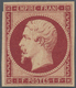 Frankreich: 1853, Empire Nd 1fr. Carmine, Deep Intense Colour With Utmost Pristine And Clear Appeara - Autres & Non Classés