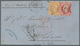 Frankreich: 1866, 40c. Orange And 80c. Carmine "Empire Dt." On Lettersheet From Paris To Havanna, Ob - Other & Unclassified