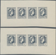 Delcampe - Frankreich: 1944, Definitives "Marianne", Not Issued, Group Of Ten Imperforate Panes Of Four Stamps - Other & Unclassified