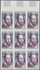 Frankreich: 1967, Prominent Persons Complete Set Of Four 0.30+0.10fr. Pierre Caron De Beaumarchais, - Other & Unclassified