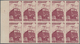 Frankreich - Postpaketmarken: 1945, Timbres De Prestation, Not Issued "Domicile" Claret With Blank V - Other & Unclassified