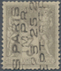 Frankreich - Vorausentwertungen: 1893, Sage 3c. Grey, Irregular/corrected Perfs, Signed Brun. 850,- - Andere & Zonder Classificatie