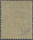 Französische Post In China: 1894, "Chine" Overprints On Sage, 15c. Blue On "non Quadrille" Paper, Fr - Other & Unclassified