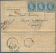 Frankreich - Ballonpost: 1870 BALLON MONTÉ: Letter To Borgo Near Valsugana In Tirol By Balloon "Baya - 1960-.... Covers & Documents