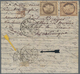 Frankreich - Ballonpost: 1870/1871, DESTINATION MARTINIQUE, Balloon "Tourville", Lettersheet With Co - 1960-.... Brieven & Documenten